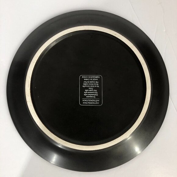 2 x Over and Back Metropolitan Stoneware Crackle Blue Green Brown Plates - Picture 10 of 16